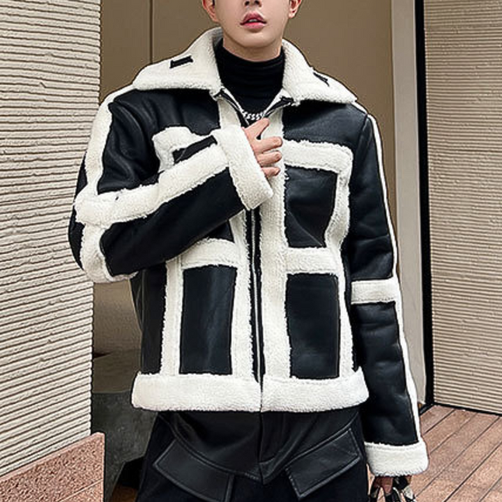 Elegant motorbike jacket for men who appreciate a fashionable and stylish look