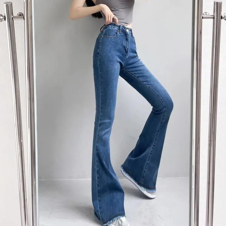 Elegant women's high-waisted trousers by HELVI