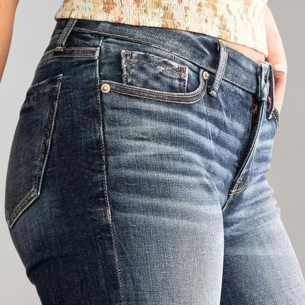 Elegant Annemari - Lightweight trousers with double buttons for a unique style
