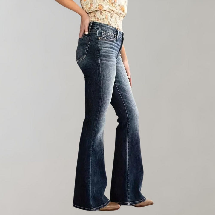 Elegant Annemari - Lightweight trousers with double buttons for a unique style