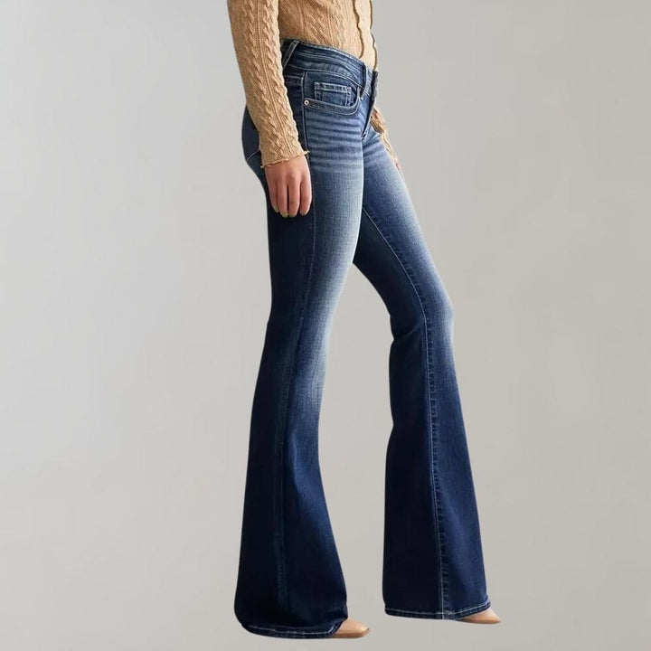 Elegant Annemari - Lightweight trousers with double buttons for a unique style