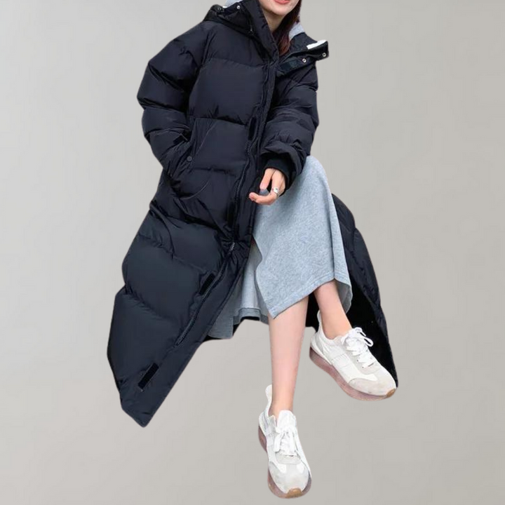 Jaana - Stylish and elegant women's maxi coat, perfect for winter days