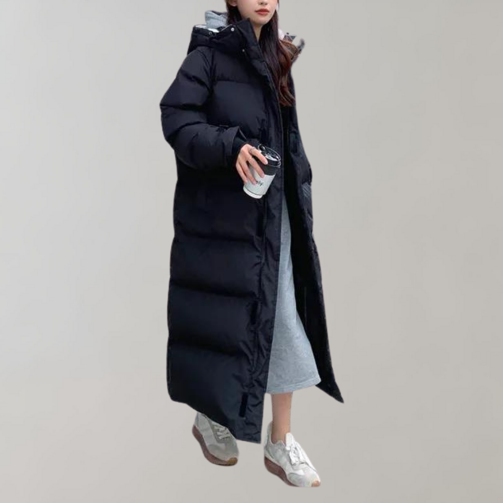 Jaana - Stylish and elegant women's maxi coat, perfect for winter days
