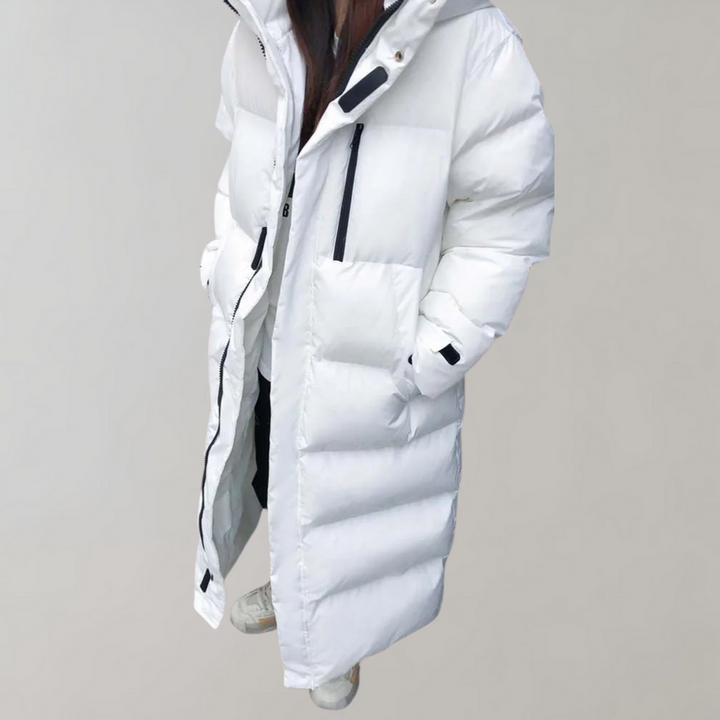 Jaana - Stylish and elegant women's maxi coat, perfect for winter days