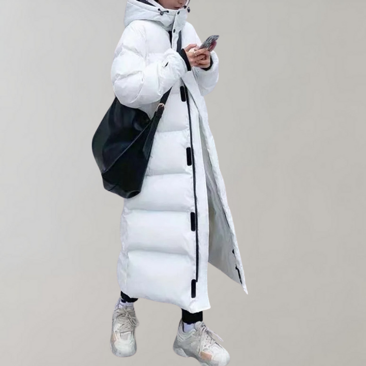 Jaana - Stylish and elegant women's maxi coat, perfect for winter days