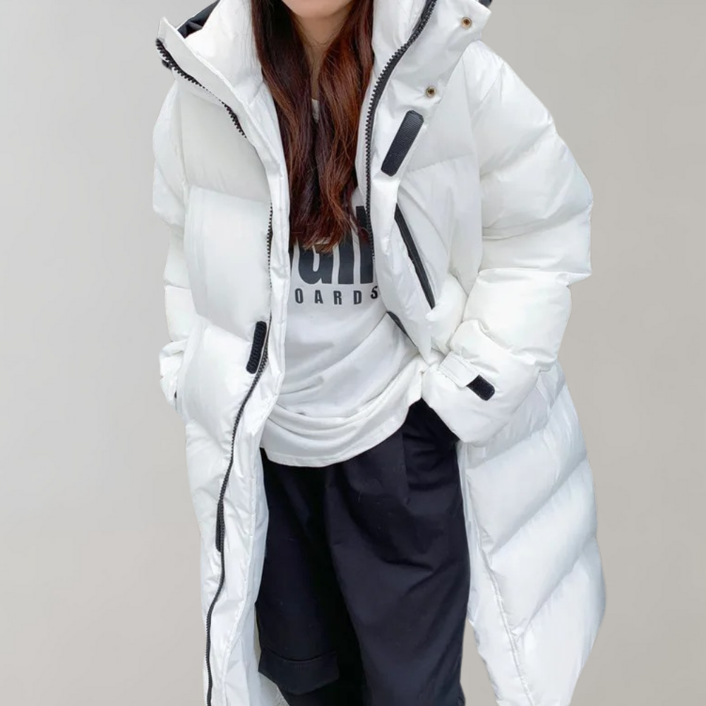 Jaana - Stylish and elegant women's maxi coat, perfect for winter days