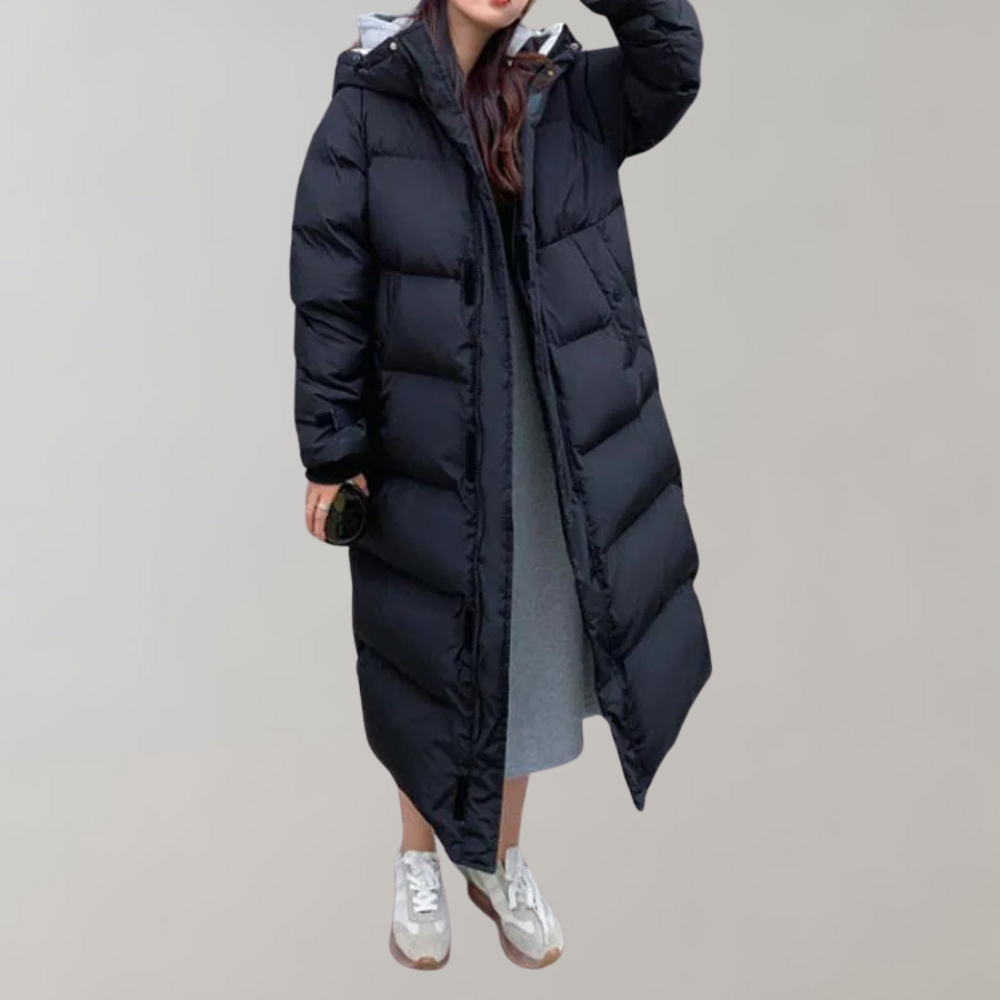 Jaana - Stylish and elegant women's maxi coat, perfect for winter days