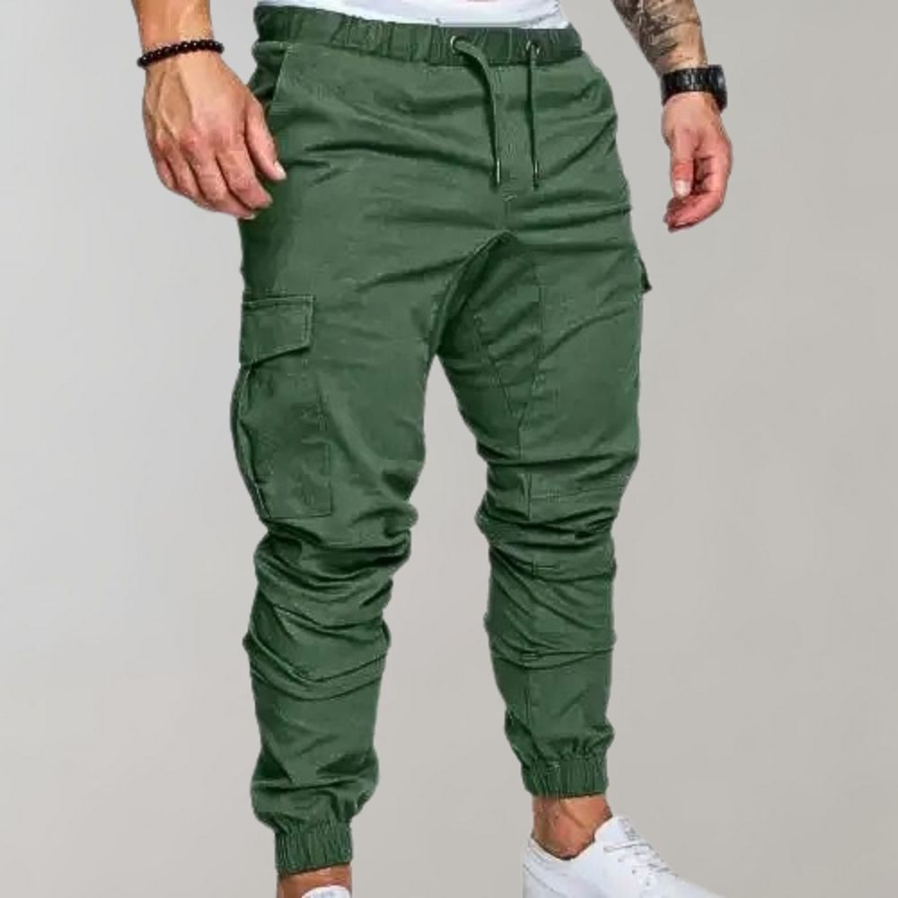 Stylish and comfortable men's cargo trousers - Tuomo