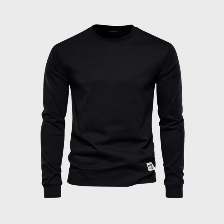 Elegant matte long sleeve T-shirt - classics at their best