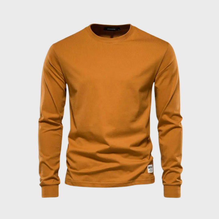 Elegant matte long sleeve T-shirt - classics at their best