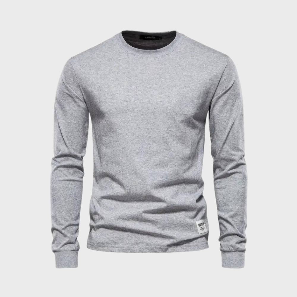 Elegant matte long sleeve T-shirt - classics at their best