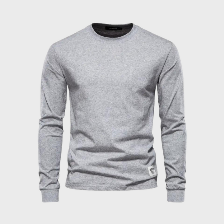 Elegant matte long sleeve T-shirt - classics at their best