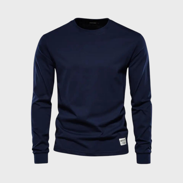 Elegant matte long sleeve T-shirt - classics at their best