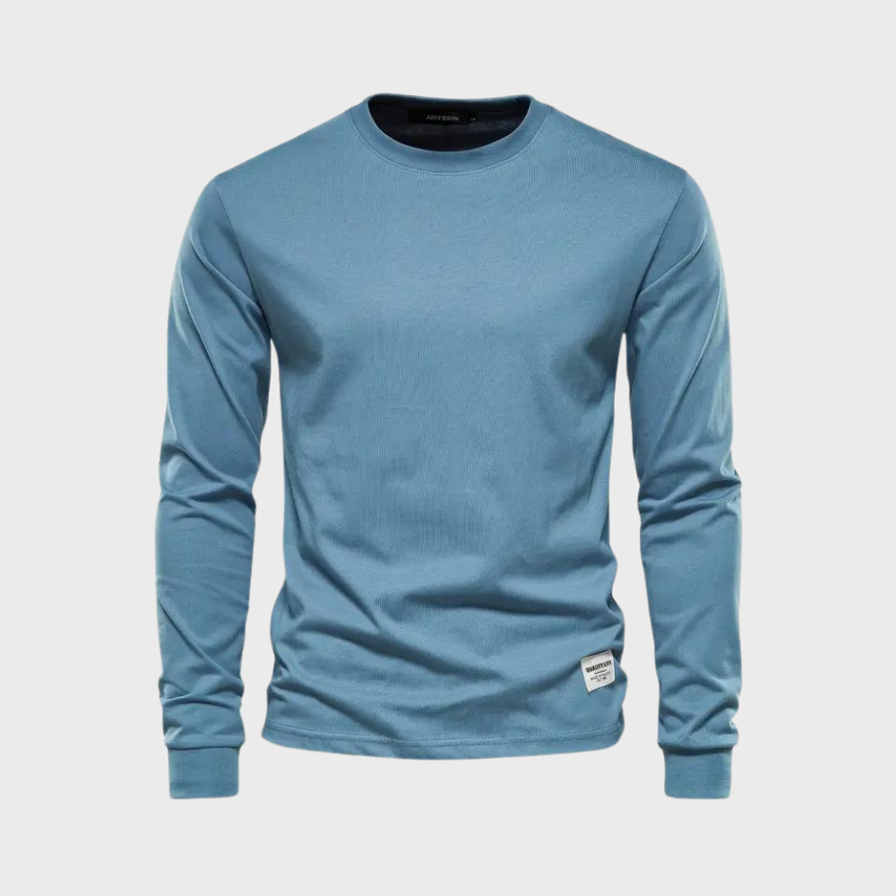 Elegant matte long sleeve T-shirt - classics at their best