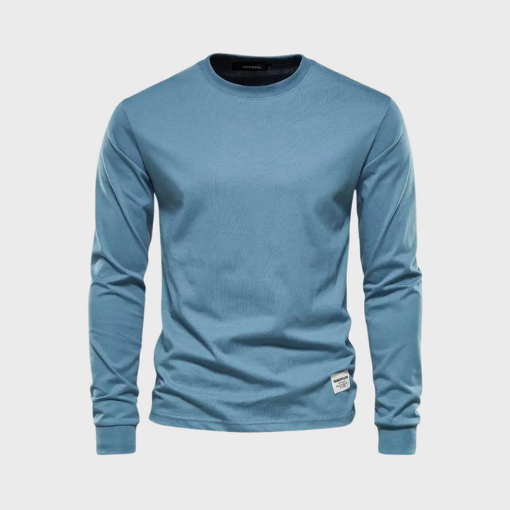 Elegant matte long sleeve T-shirt - classics at their best