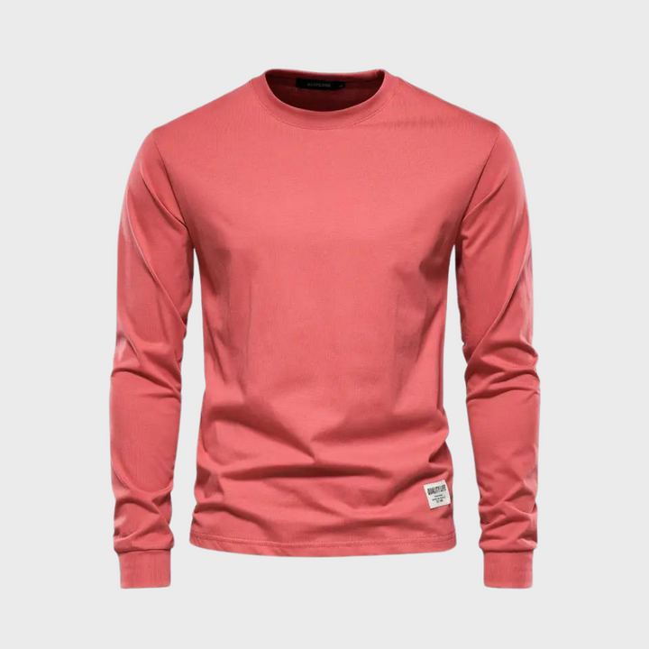Elegant matte long sleeve T-shirt - classics at their best