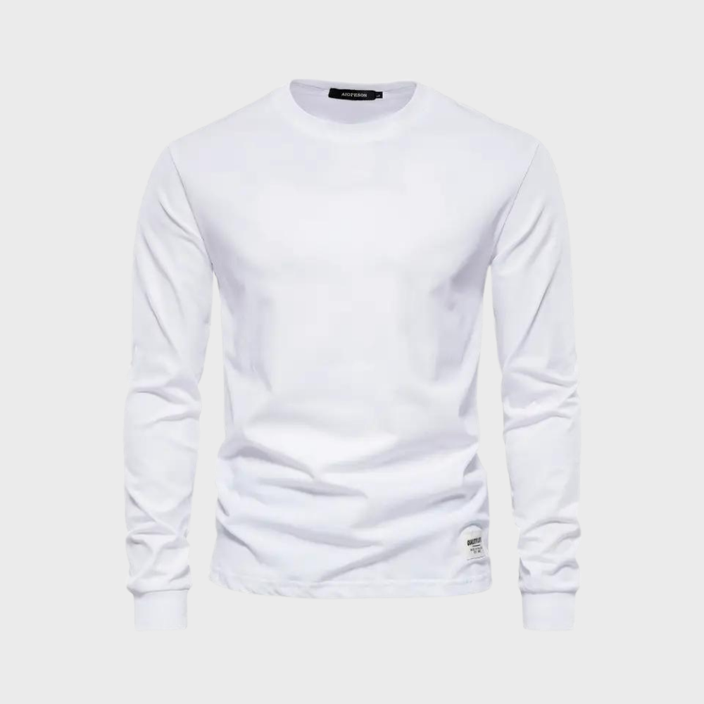 Elegant matte long sleeve T-shirt - classics at their best