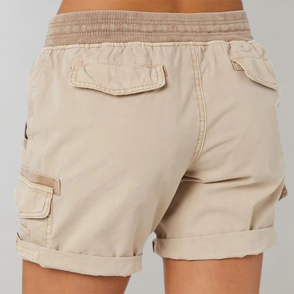 Dorthea - Stylish women's high-waisted shorts for a fashionable look