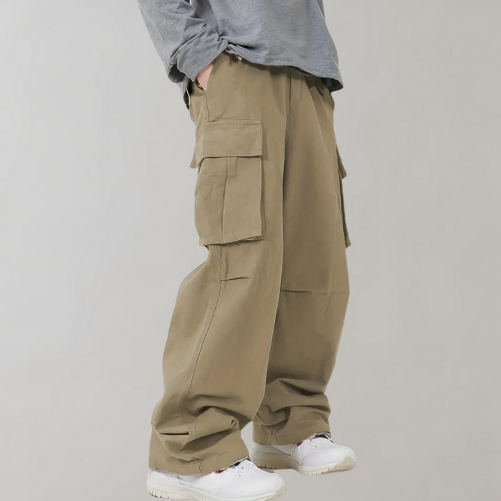 Stylish men's Asger cargo trousers in a slim fit - perfection and comfort for everyday wear!