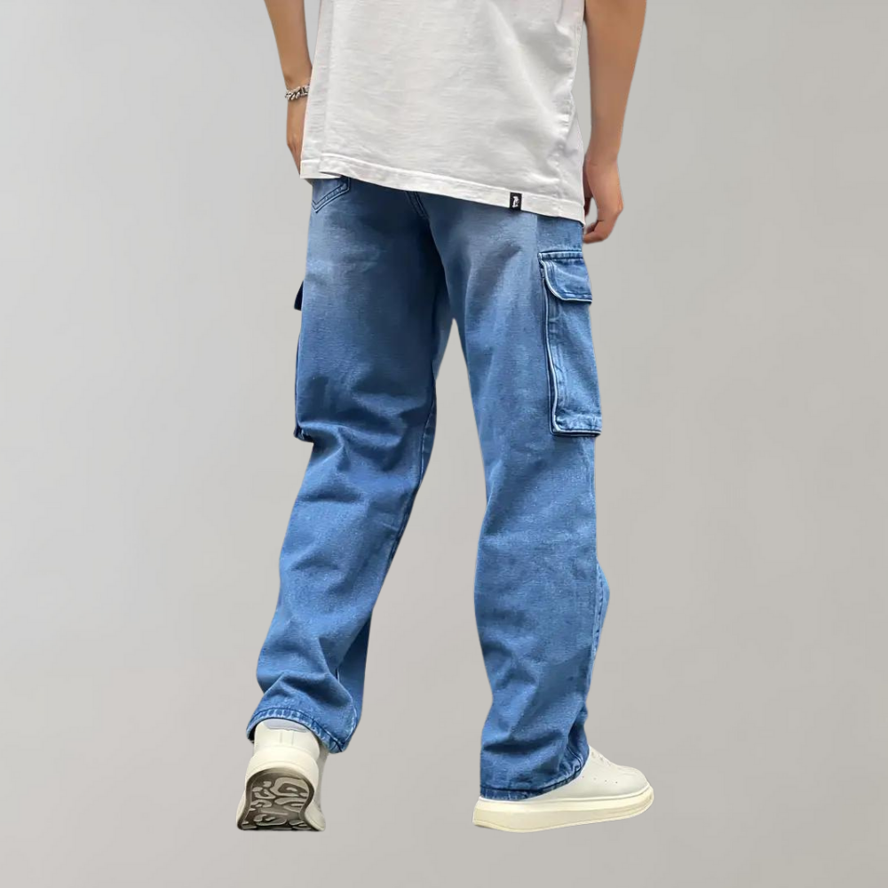 Hjalte - Fashionable cargo trousers with multiple functional pockets