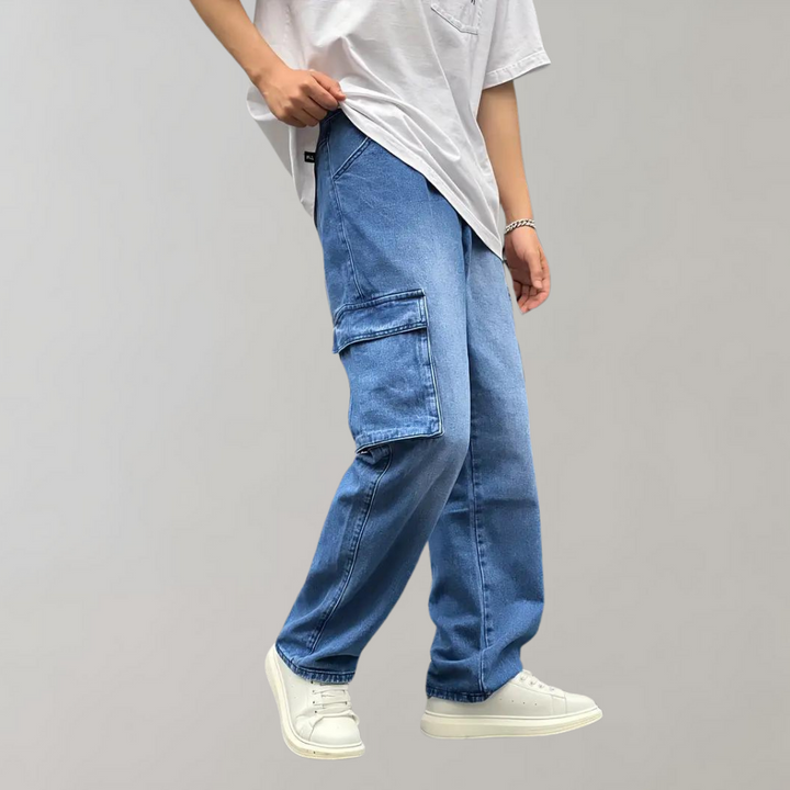 Hjalte - Fashionable cargo trousers with multiple functional pockets