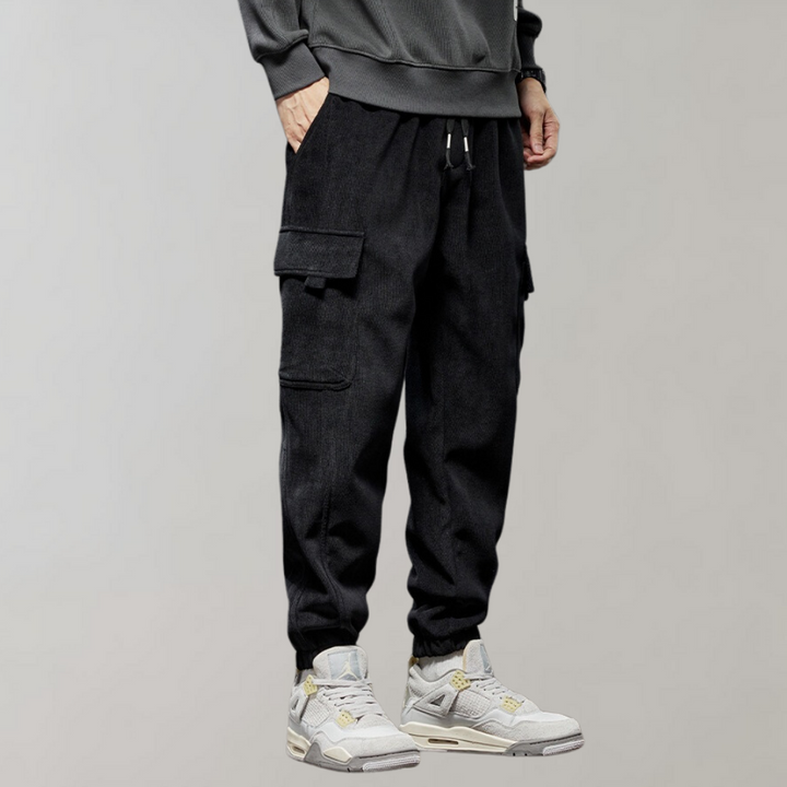 Men's Cargo Osvald trousers in corduroy - a combination of elegance and comfort for everyday wear!
