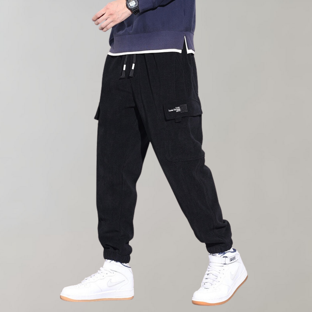 Men's Cargo Osvald trousers in corduroy - a combination of elegance and comfort for everyday wear!