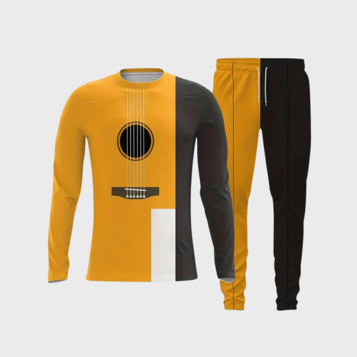 Birger - Fashionable men's tracksuit with exclusive guitar motif