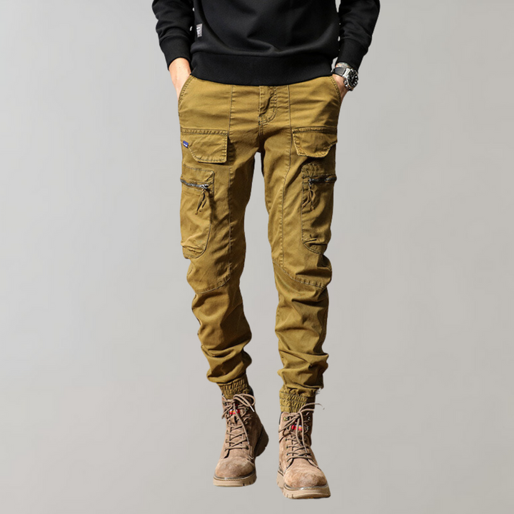 Leif - Durable men's cargo trousers with innovative accessory pockets