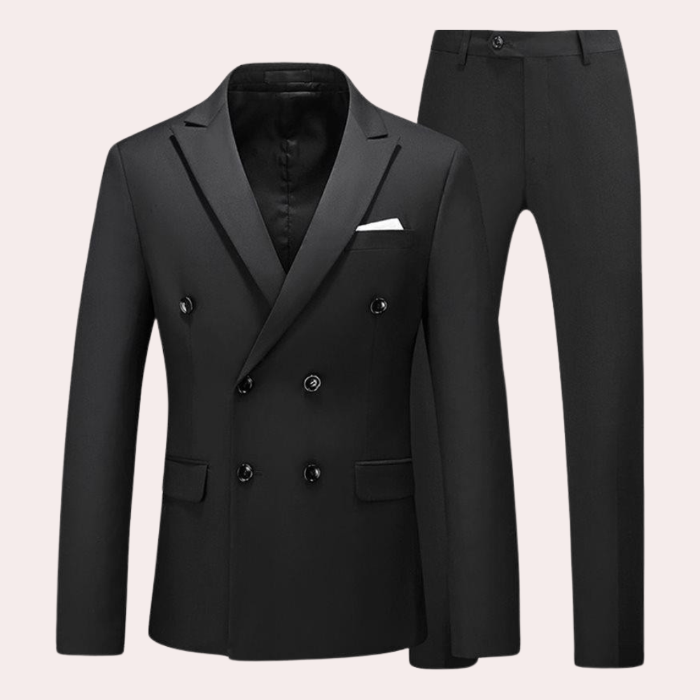 Alain - chic men's 2-piece set, the perfect choice for timeless style