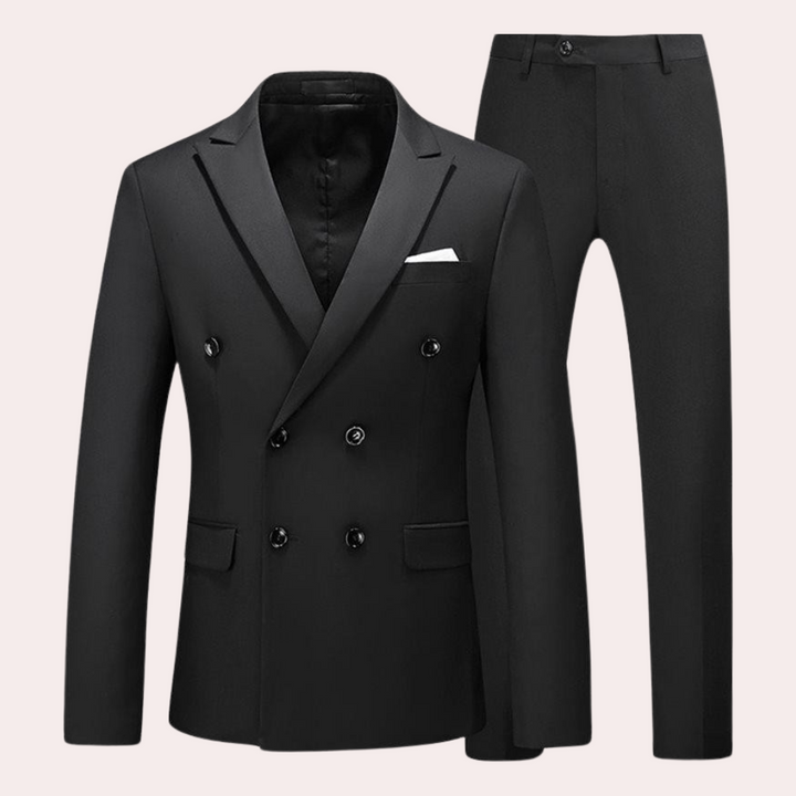 Alain - chic men's 2-piece set, the perfect choice for timeless style