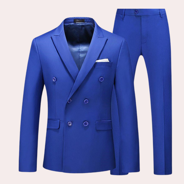 Alain - chic men's 2-piece set, the perfect choice for timeless style