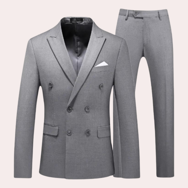 Alain - chic men's 2-piece set, the perfect choice for timeless style