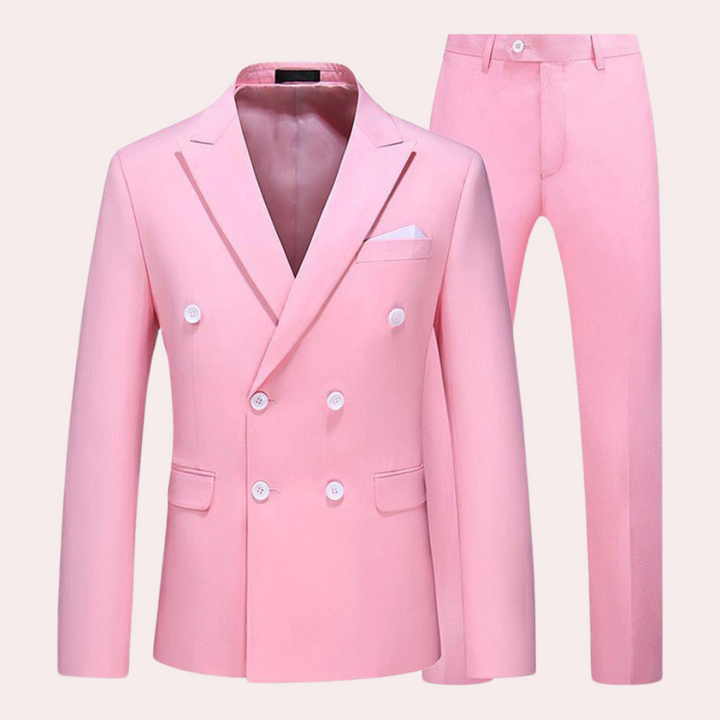 Alain - chic men's 2-piece set, the perfect choice for timeless style
