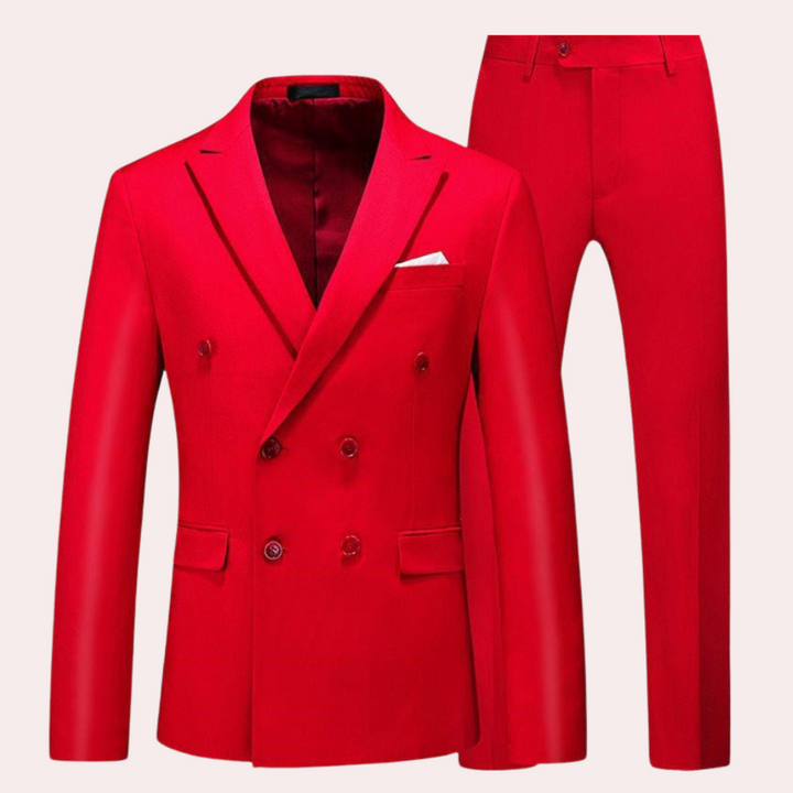 Alain - chic men's 2-piece set, the perfect choice for timeless style