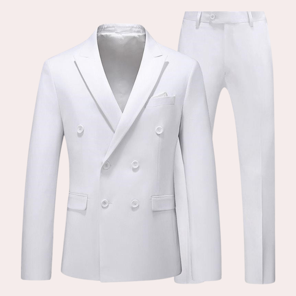 Alain - chic men's 2-piece set, the perfect choice for timeless style