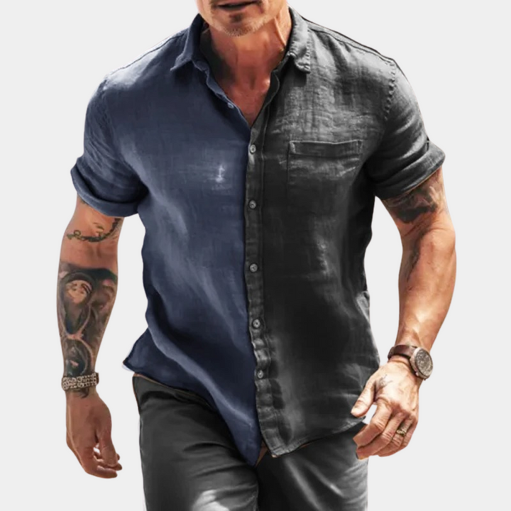 Men's stylish short-sleeved shirt - a combination of elegance and casualness