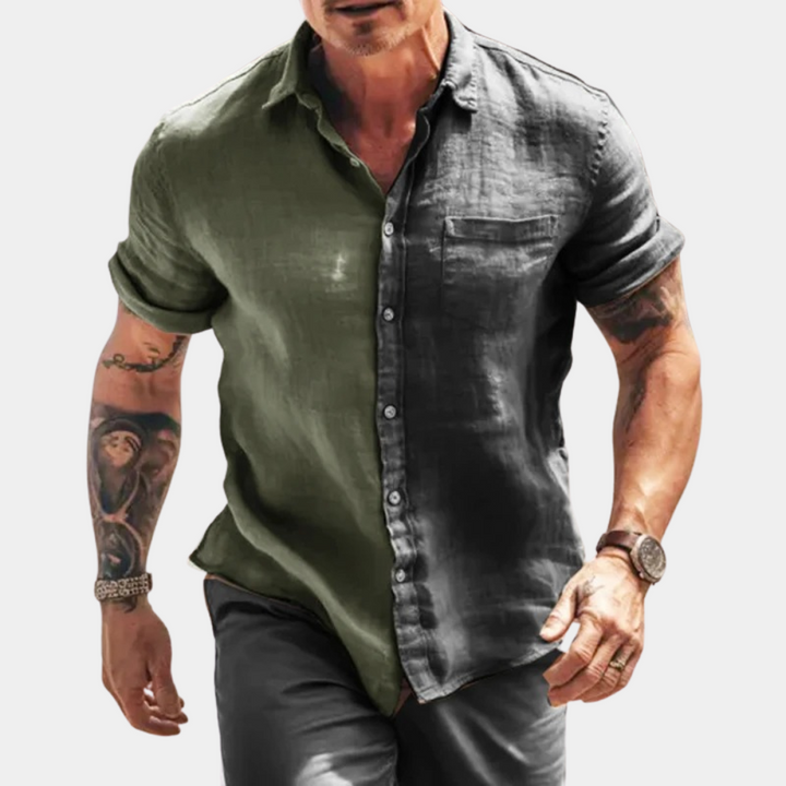 Men's stylish short-sleeved shirt - a combination of elegance and casualness