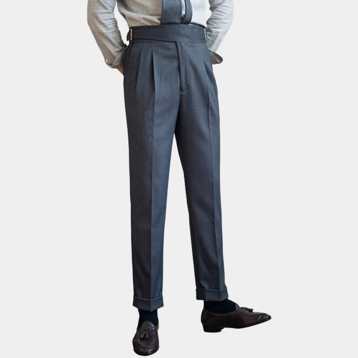 Men's stylish Romeo trousers with unique buckles