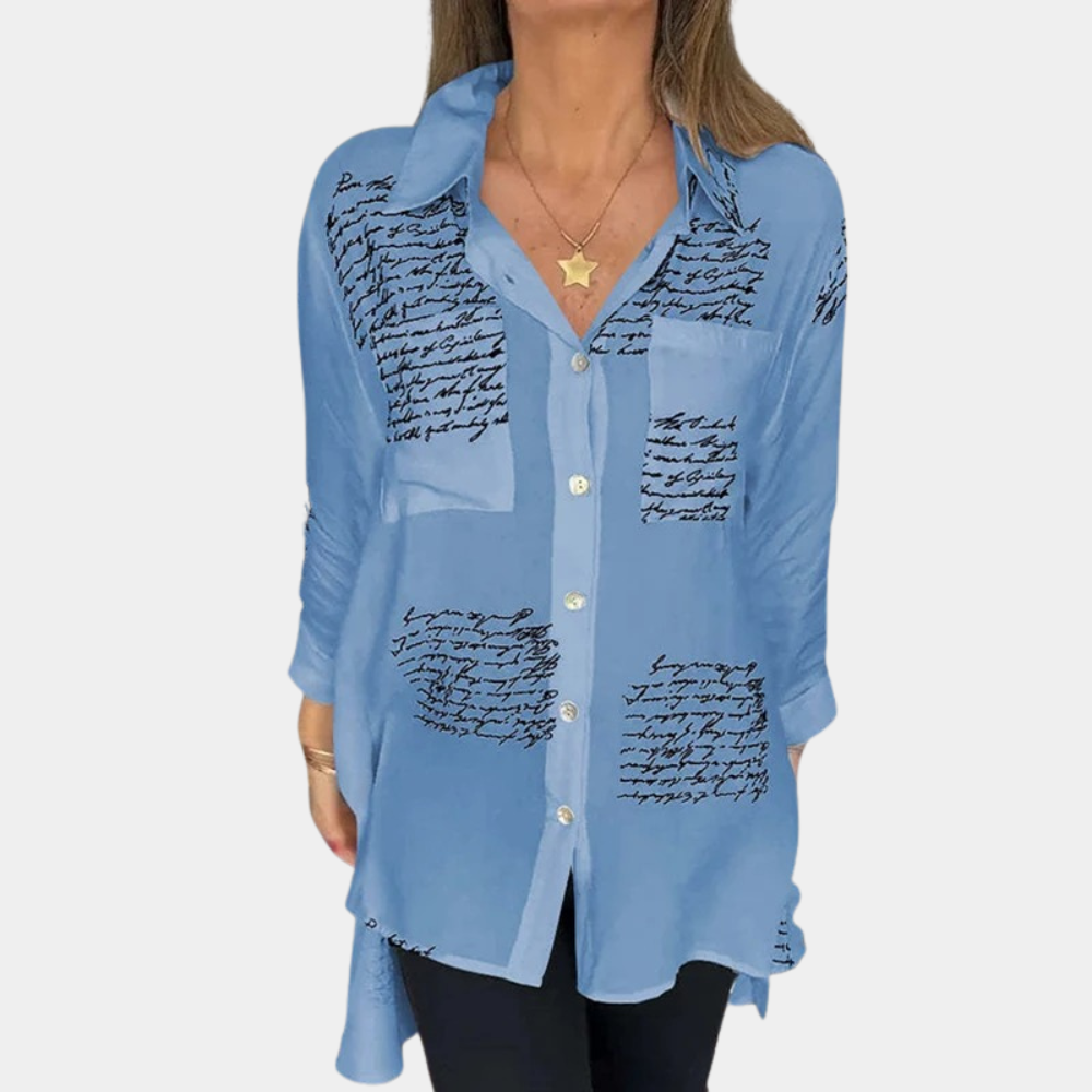 Phenomenal women's Elizah T-shirt with on-trend letter print