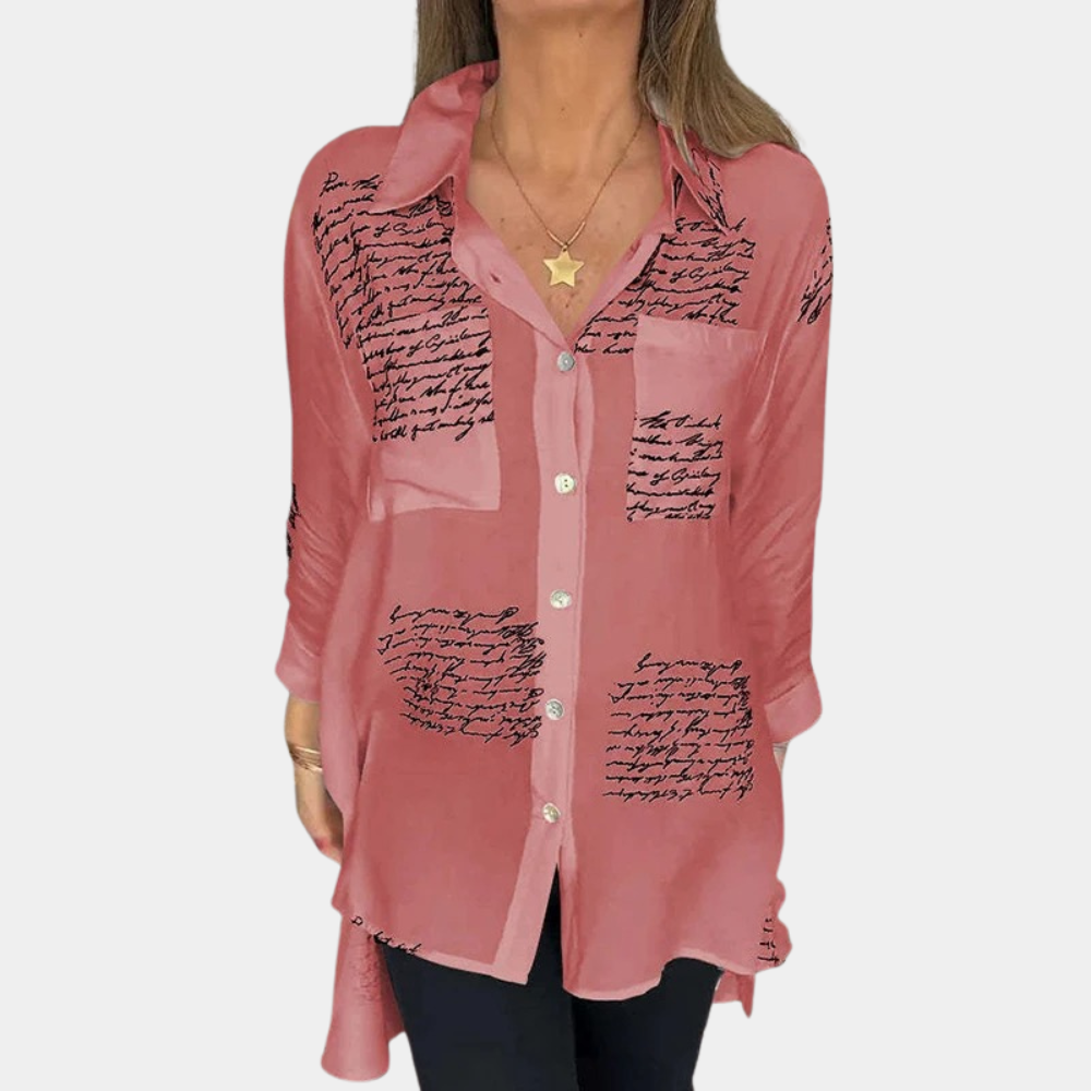Phenomenal women's Elizah T-shirt with on-trend letter print