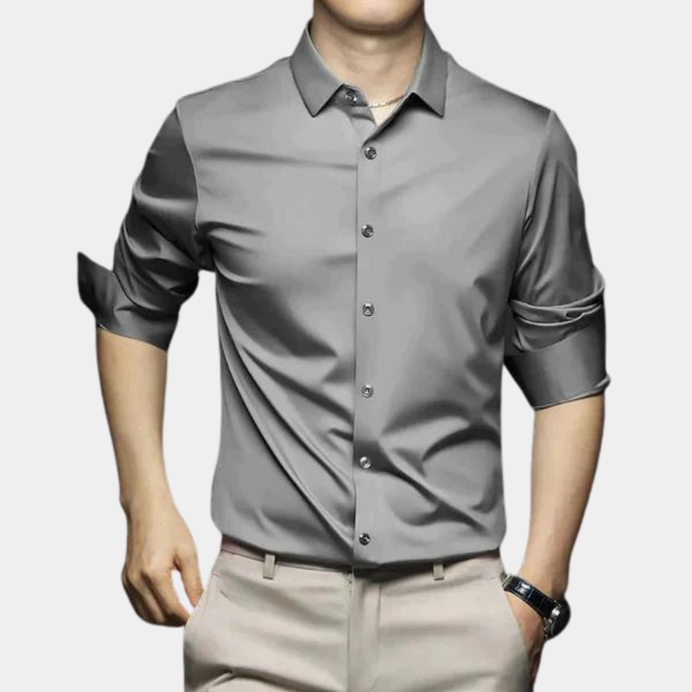 Stylish men's Norbert shirt - always plain, perfect for any occasion!
