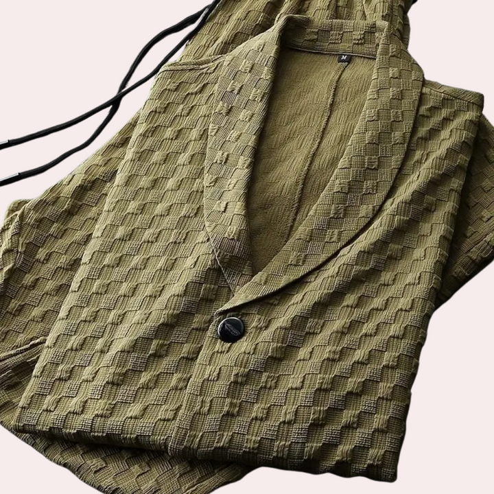 Kelvin - Elegant men's shirt and trousers set