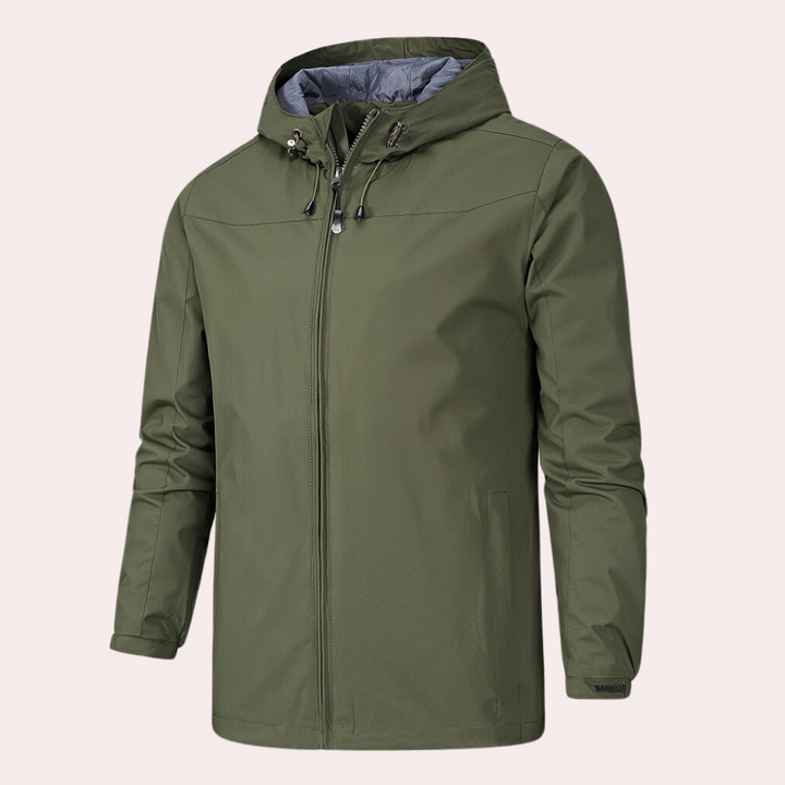 Gervais - Stylish men's windbreaker with ultra-comfortable hood
