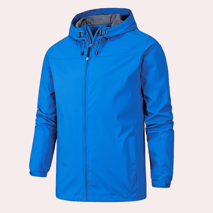Gervais - Stylish men's windbreaker with ultra-comfortable hood
