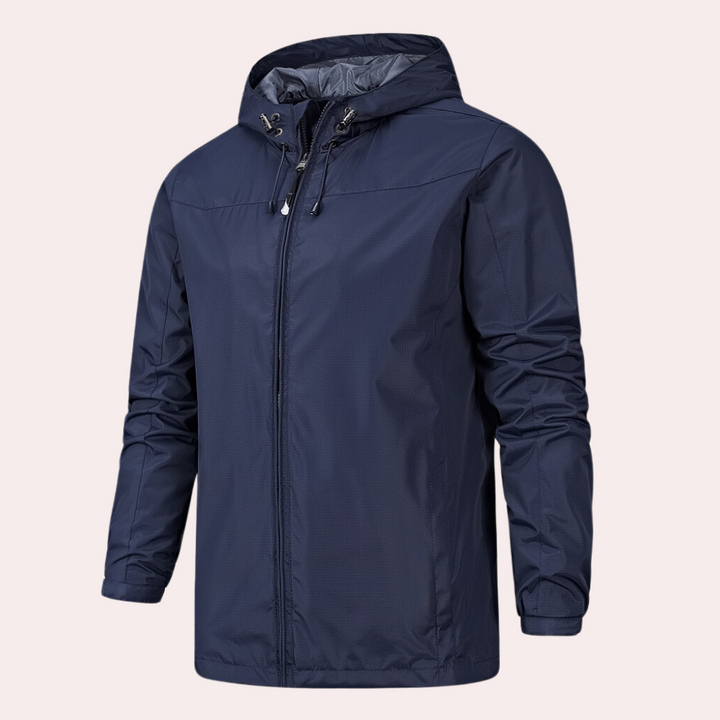 Gervais - Stylish men's windbreaker with ultra-comfortable hood