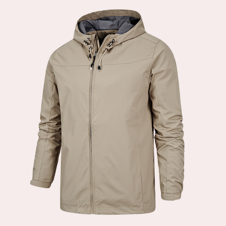 Gervais - Stylish men's windbreaker with ultra-comfortable hood