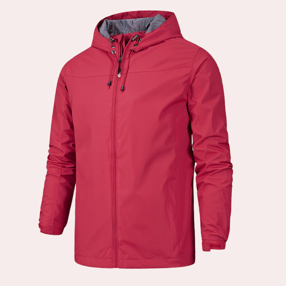 Gervais - Stylish men's windbreaker with ultra-comfortable hood