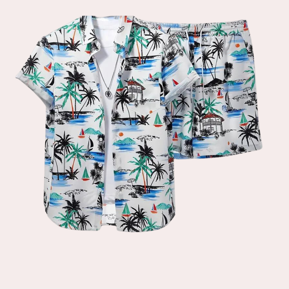 Men's casual elegant summer set - two-piece Daumier