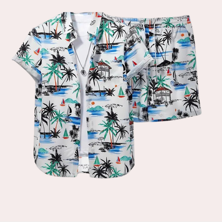 Men's casual elegant summer set - two-piece Daumier